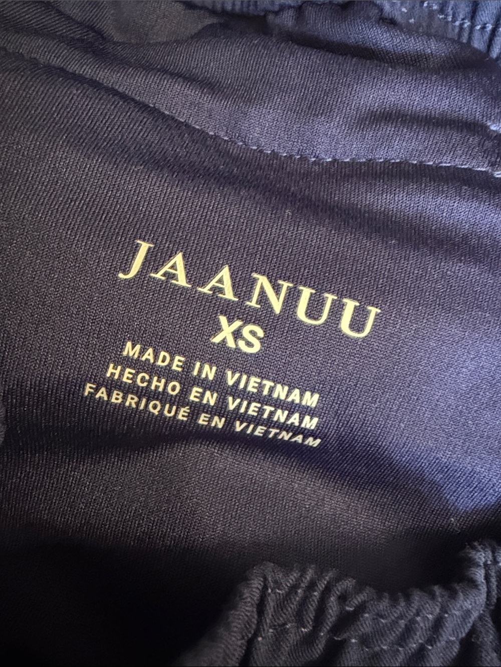 Jaanuu navy blue size extra small jogger, scrub pants